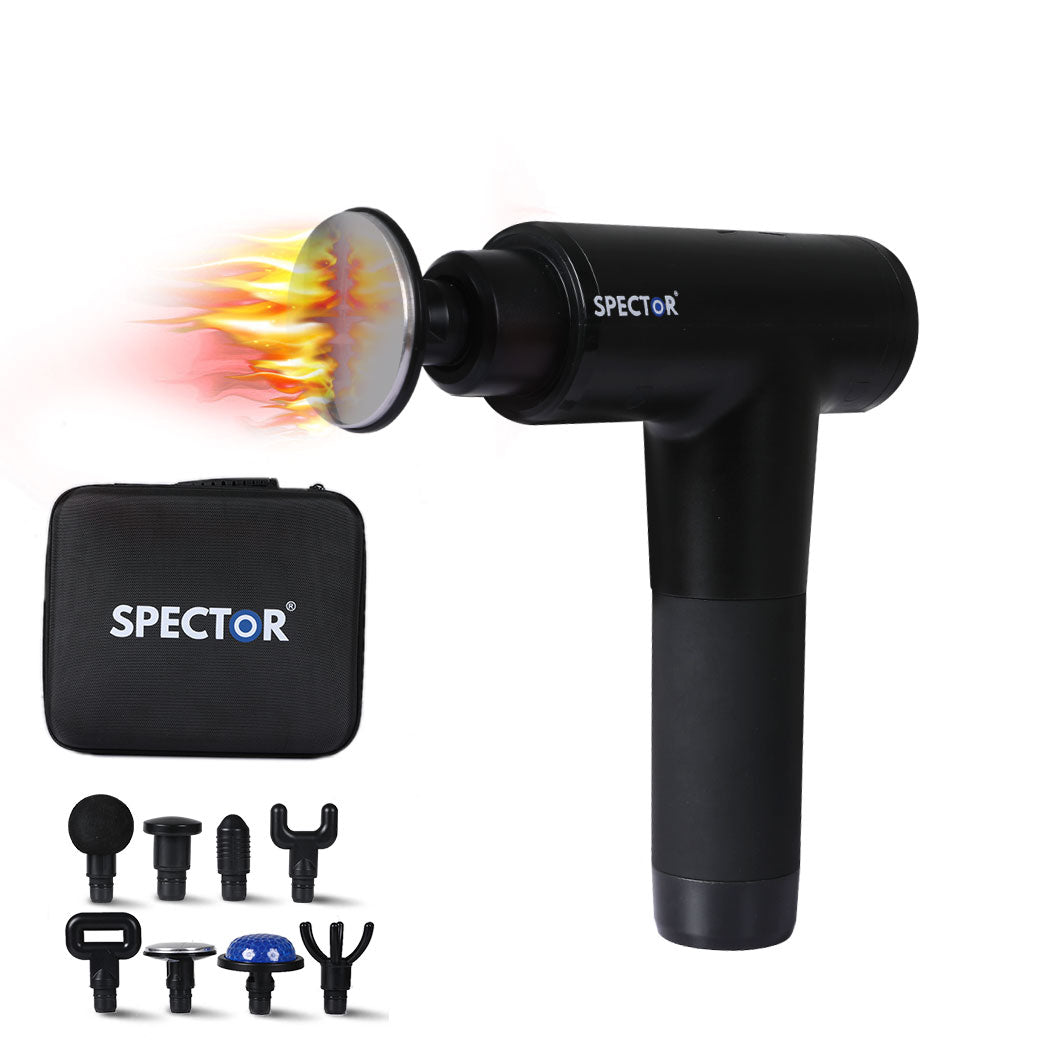 Massager Gun 8 Head Black