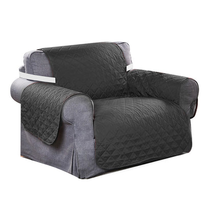Sofa Cover Couch Lounge Protector Quilted Slipcovers Waterproof Grey 173cm x 200cm