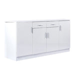 High Gloss Sideboard Storage Cabinet White