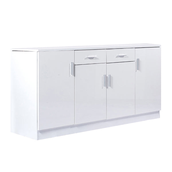  High Gloss Sideboard Storage Cabinet White