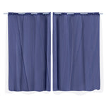 2x Blockout Curtains Panels 3 Layers 140x230cm