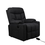 Recliner Chair Lounge Fabric Sofa USB Charge