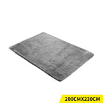 Designer Soft Shag Shaggy Floor Confetti Rug Carpet Home Decor 200x230cm Grey