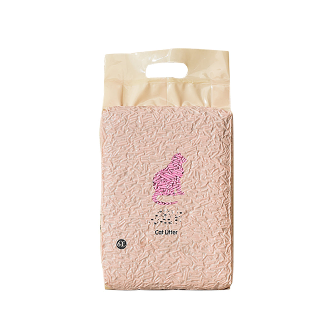 6L Edible Crystals Flushable Pipers Sand Biodegradable Peach X8