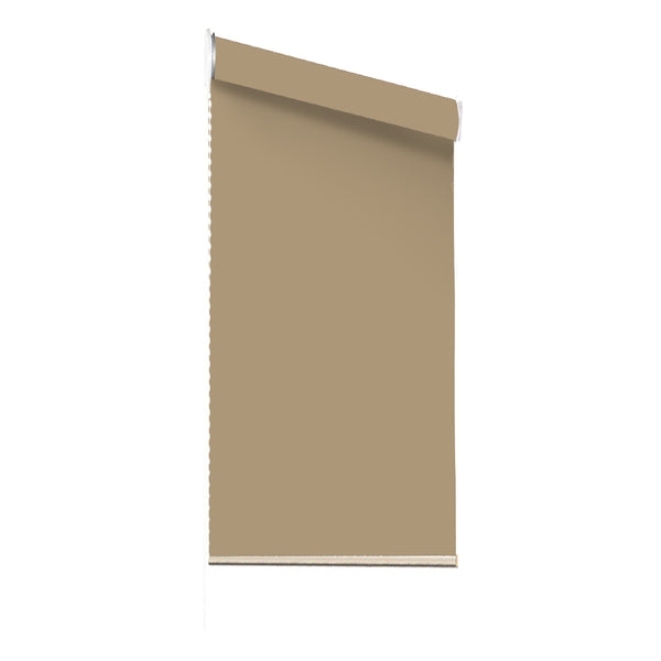  Modern Blockout Roller Blinds Curtain Full Sun Shading Room Tan 90cm x 210cm