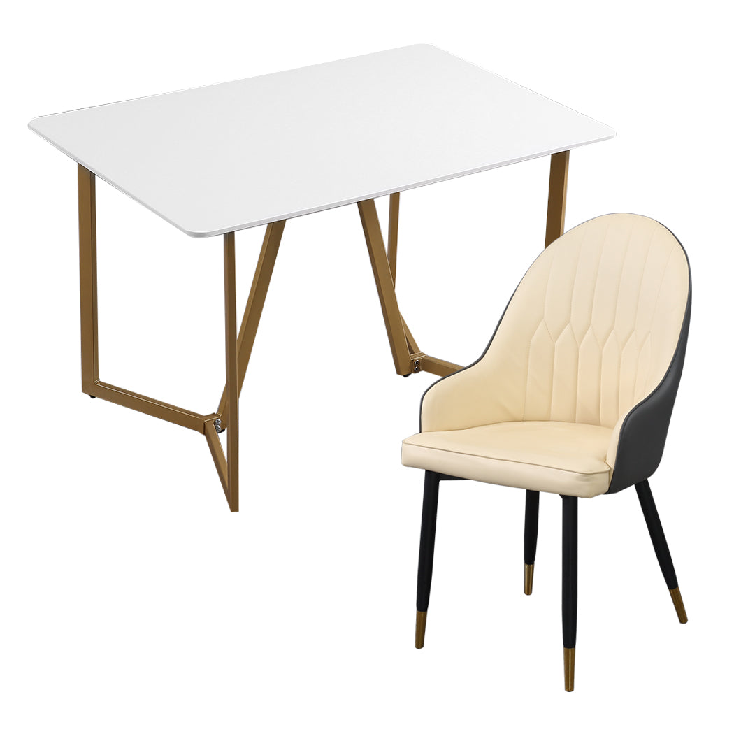 3 Piece Furniture Kitchen Steel French Chair 
