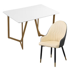 3 Piece Furniture Kitchen Steel French Chair 
