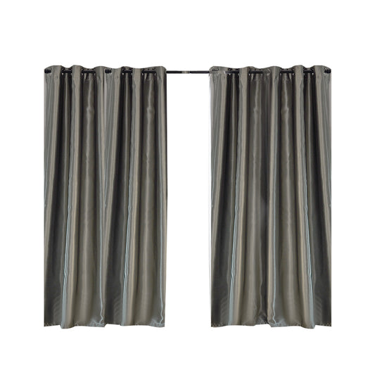 Bedroom Blockout Curtains Grey 180CM x 213CM