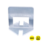 800x 1.5MM Tile Leveling System Clips Levelling Spacer Tiling Tool Floor Wall
