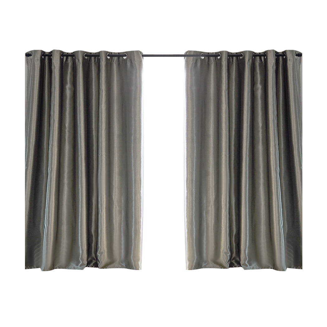 Bedroom Blockout Curtains Grey 300CM x 230CM