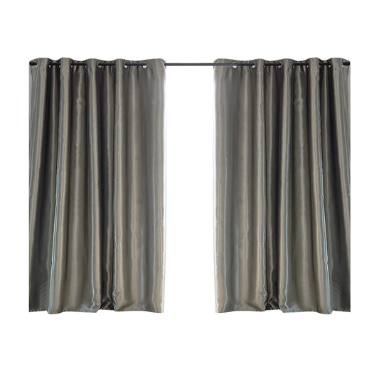 Bedroom Blockout Curtains Grey 300CM x 230CM