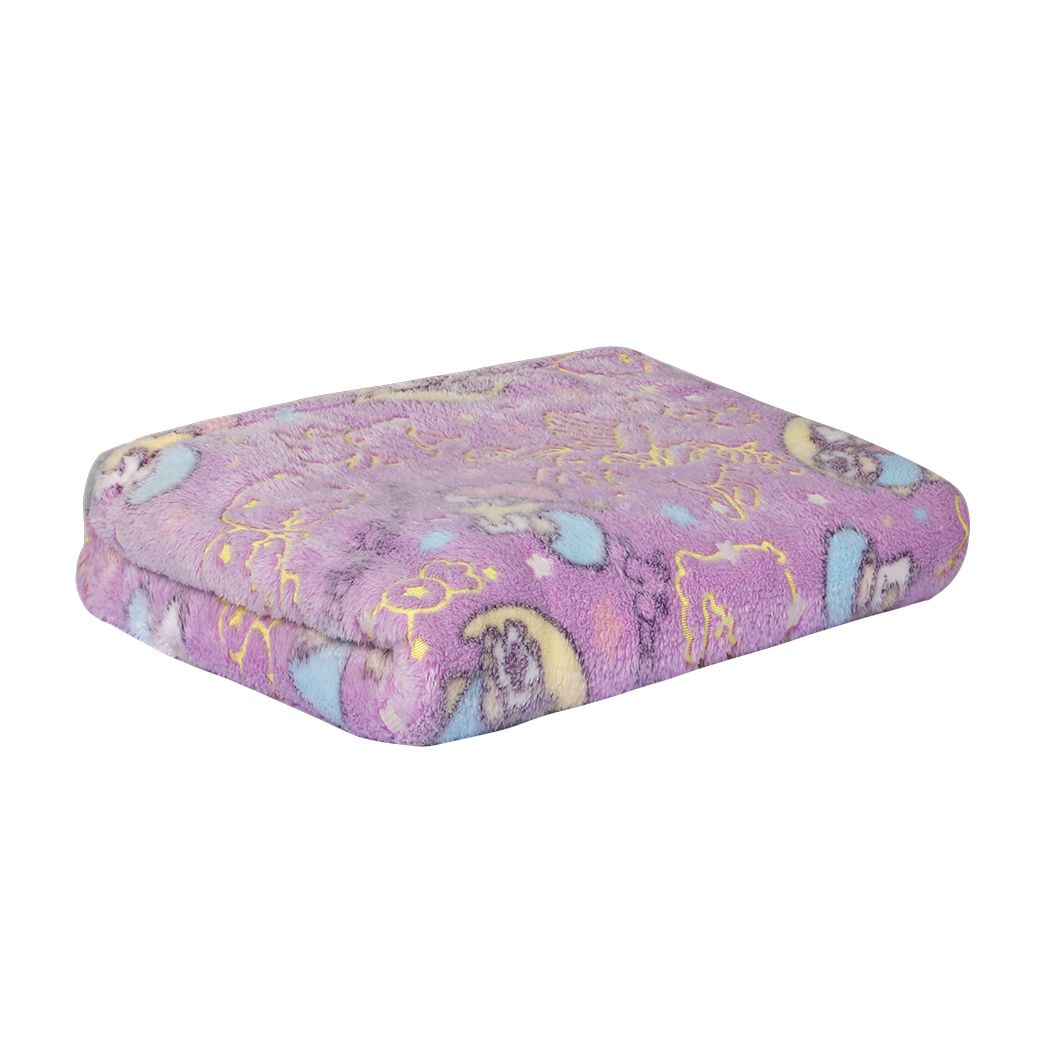 Throw Blanket Soft Warm Large Sofa Flannel Glow in the Dark L/M