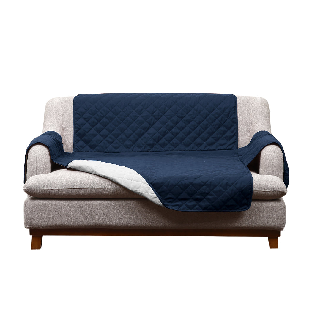 2 Seater Sofa Covers Quilted Couch Lounge Protectors Slipcovers Teal