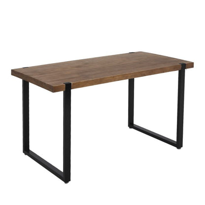 Dining Table Industrial Wooden Metal Kitchen Tables 140cm