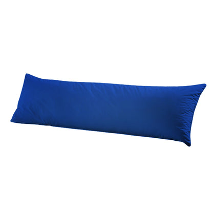 Body Full Long Pillow Luxury Slip Cotton Maternity Pregnancy 137cm Navy