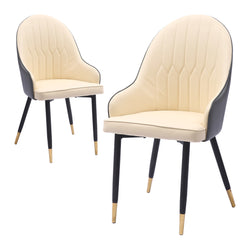 2x Dining Chairs Kitchen Steel Chair