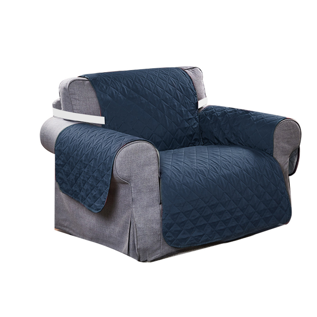 Sofa Cover Couch Lounge Protector Quilted Slipcovers Waterproof Teal 173cm x 200cm