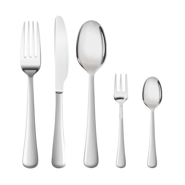  Cutlery set stainless steel knife fork spoon set silver 120pcs