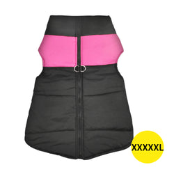PaWz Dog Winter Jacket Padded Pet Clothes Windbreaker Vest Coat 5XL Pink