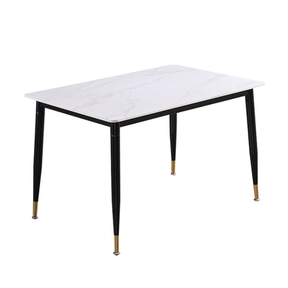 Metal Dining Table Legs Steel White
