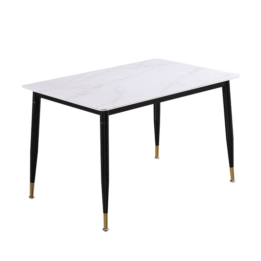 Metal Dining Table Legs Steel White