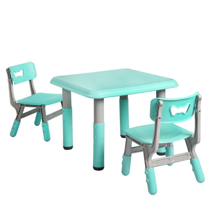 Kids Table and Chairs Children Furniture Toys Play Study Desk Set Pink/Green