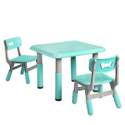 Kids Table and Chairs Children Furniture Toys Play Study Desk Set Pink/Green