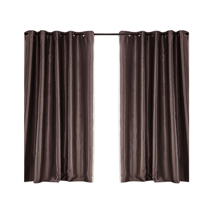 Bedroom Blockout Curtains Taupe 180CM x 213CM