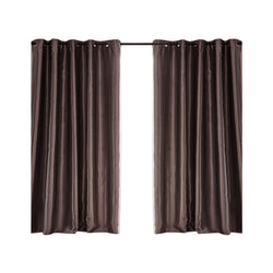 Bedroom Blockout Curtains Taupe 180CM x 213CM