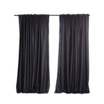 2X Blockout Curtains 132cm x 213cm- Dark Grey