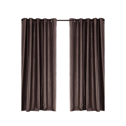 Bedroom Blockout Curtains Taupe 140CM x 230CM