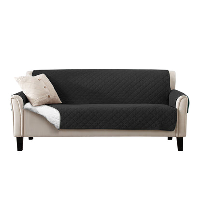3 Seater Quilted Couch Sofa Cover Slipcover Pet Kids Furniture Protector Covers