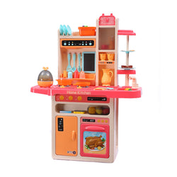 65 Pcs Kids Kitchen Play Set -Pink 
