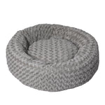 Calming Dog Bed Warm Soft Plush Sofa Pet Cat Cave Washable Portable Grey L