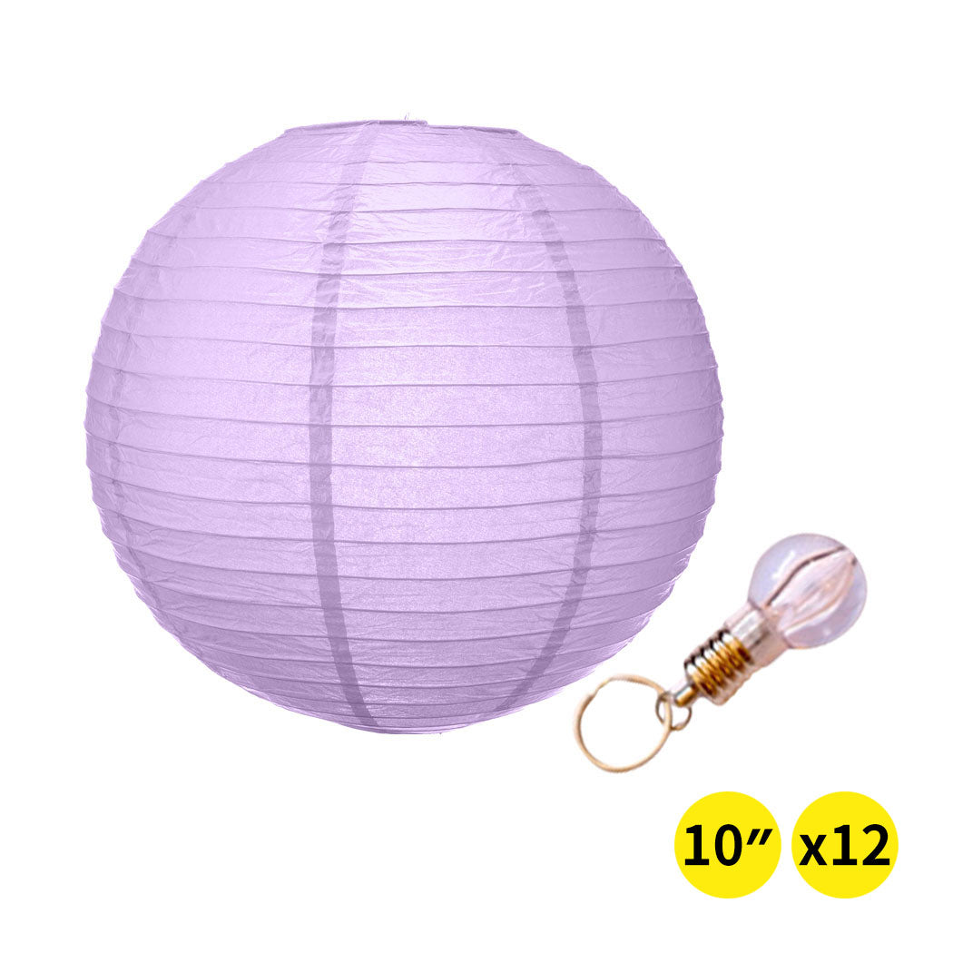 12" Paper Lanterns for Wedding Party - Mix and Match Colours