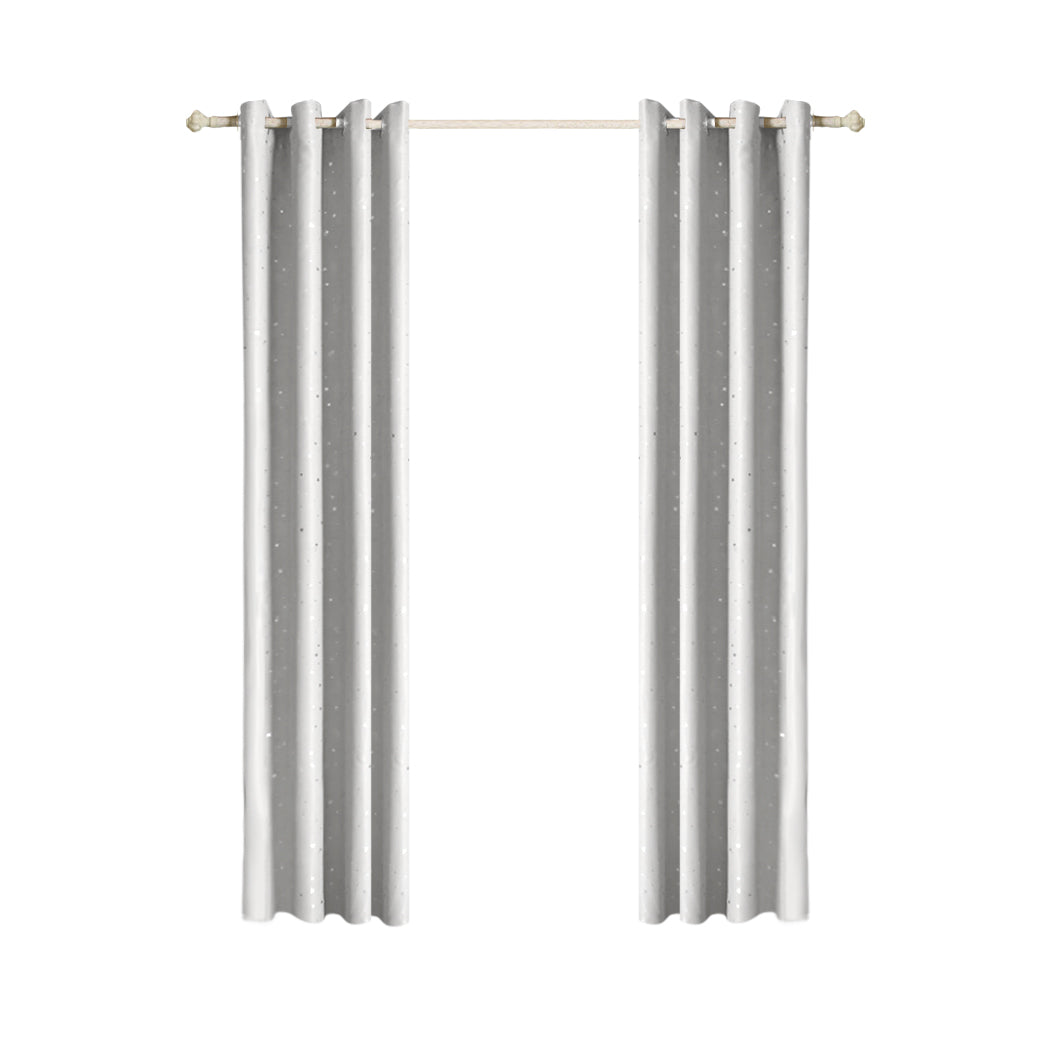 Blackout Curtains 3 Layers Eyelet Pure Fabric