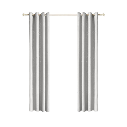 Blackout Curtains 3 Layers Eyelet Pure Fabric