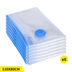 6x Vacuum Storage Bags Quilt Organizer Saver