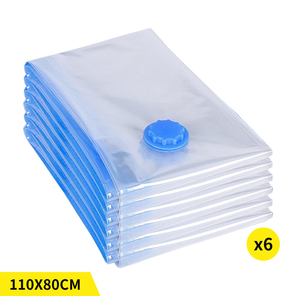  6x Vacuum Storage Bags Quilt Organizer Saver