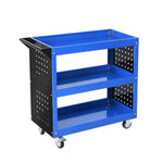 Tool Trolley Cart Workshop Storage Portable Steel Trolly Red/BlueBlack