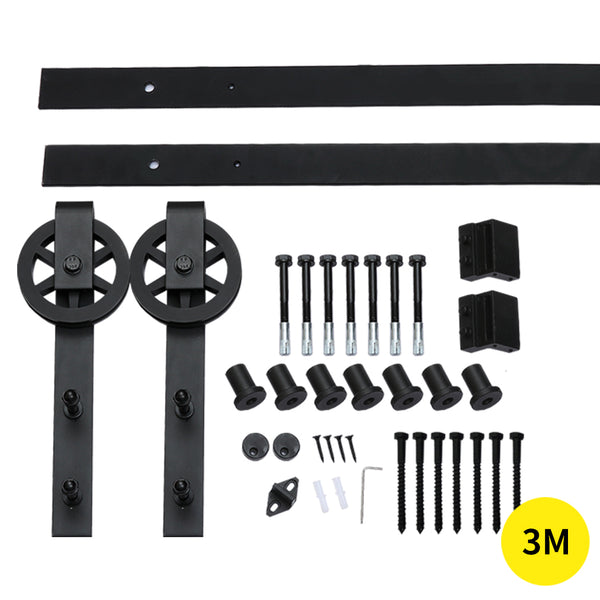  3M Antique Style Single Sliding Barn Door