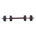 10KG Adjustable Rubber Fitness Dumbbells