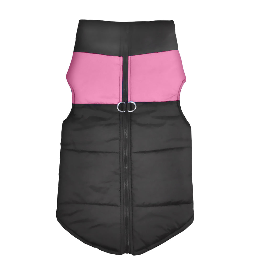 PaWz PaWz Dog Winter Jacket Padded Pet Clothes Windbreaker Vest Coat L Pink