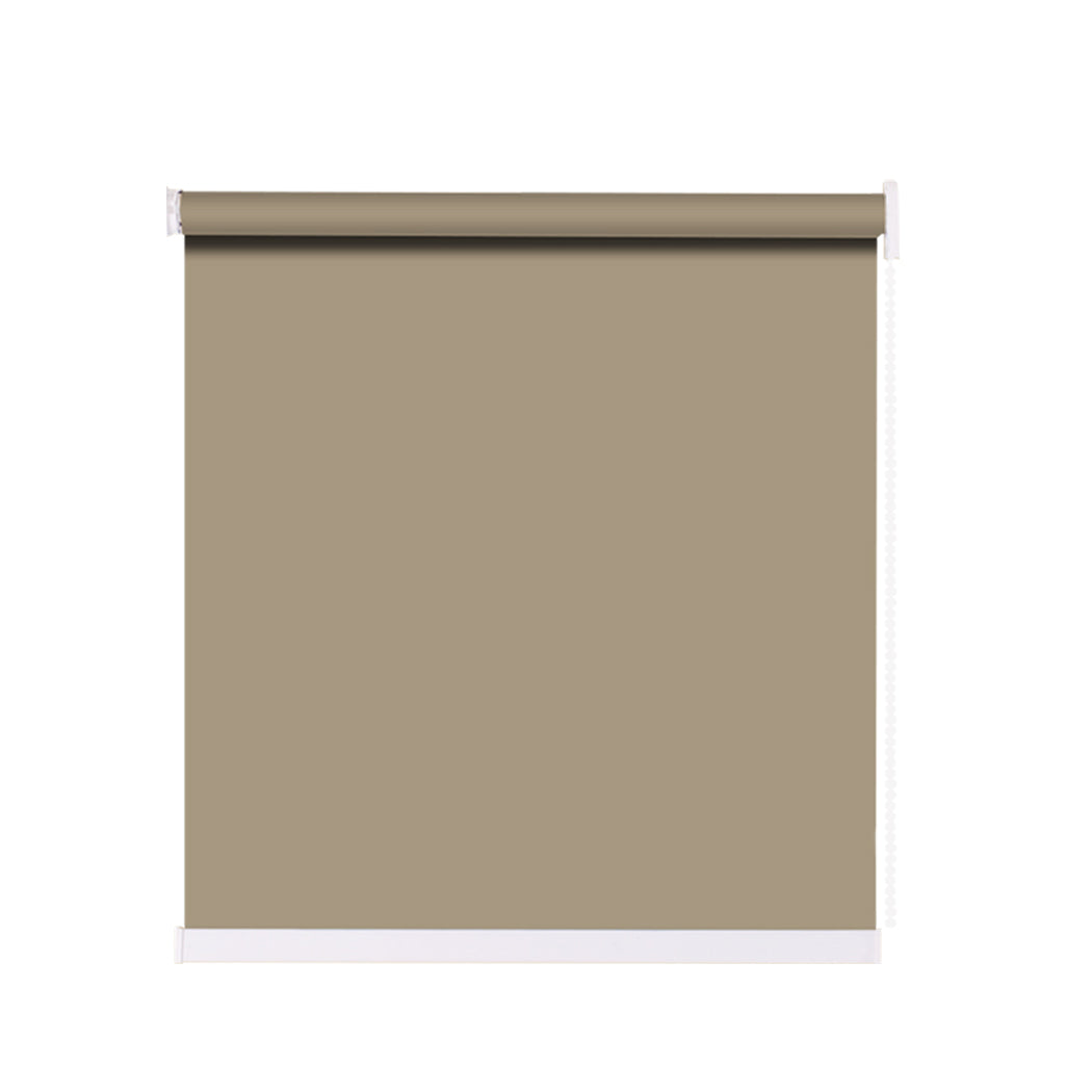 Modern Blockout Roller Blinds Curtain Full Sun Shading Room Tan 150cmx210cm