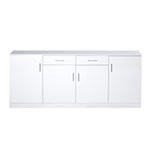 High Gloss Sideboard Storage Cabinet White