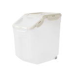 Pet Food Container Dog Cat Feeding Feeder Storage Box With Wheel 10L
