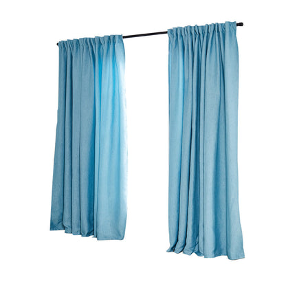 2X Blockout Premium quality  Curtains blue140CM x 230CM
