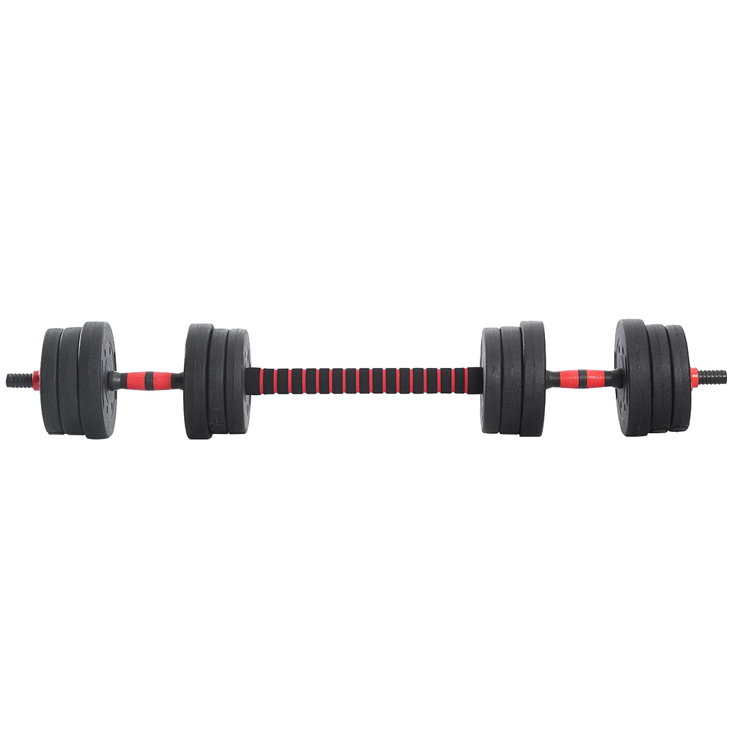 20KG Adjustable Rubber Fitness Dumbbells 

