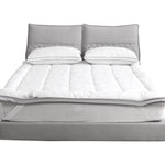 Bedding Luxury Pillowtop Mattress Topper Mat Pad Protector Cover Queen