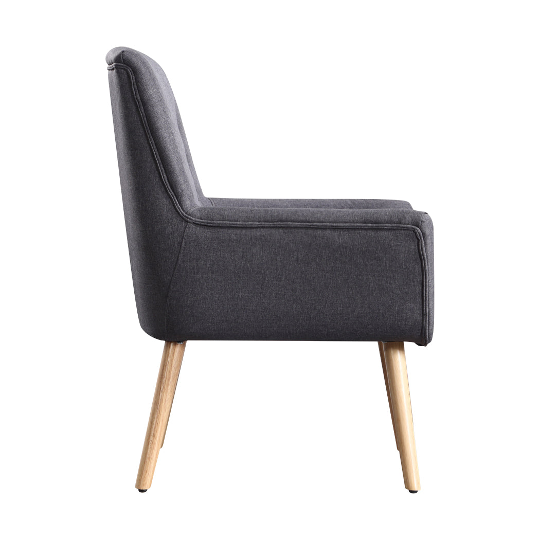 Luxury Upholstered Armchair Dining Chair Single